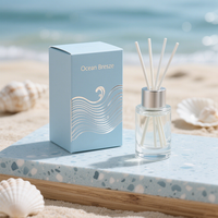Boîte de diffuseur de parfum Bouteille d'aromathérapie Emballage personnalisé Boîtes de diffuseur personnalisées à la mode Emballage Sacs de diffuseur pliants