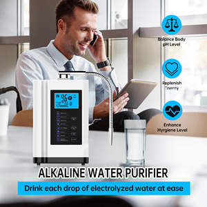 Machine d'ionisation d'eau alcaline de haute qualité 200 GPD |   8 plaques en titane-platine pH 2,5-11,2 |   Facile à nettoyer et à installer - Product Image 4