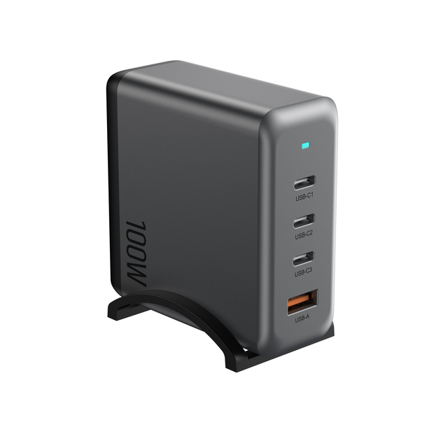 100W GaN Multi-Port 3C1A High Speed Desktop Type Charger Station PD Fast Charging KR PLUG for Mobile Phone Laptop Earbuds