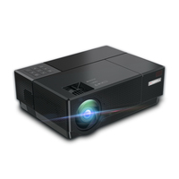 Projecteur LED LCD Cheerlux 4000 lumens, résolution native 1080p, home cinéma, FHD, TV, DVD, PC, 3D, contraste 2500:1, projecteur Beamer