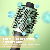 Brosse thermique fer à friser deux-en-un peigne lissant