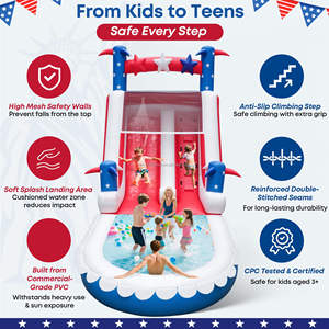 Castillo Inflable Comercial Gigante para Adultos y Niños con Piscina Desmontable, Fácil de Instalar, Tamaño Personalizado, Material de PVC - Product Image 4