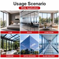 Kit de Película para Ventanas de Alta Calidad, Transparente, Película de Seguridad para Ventanas de Edificios, Película de Seguridad Antirrotura