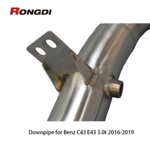ท่อไอเสียสแตนเลส 304 แบบตรงสำหรับ Mercedes-Benz C43 E43 M276 3.0T ปี 2016-2019 - Product Image 3