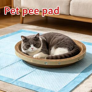 Tapis d'apprentissage pour animaux de compagnie en non-tissé spunbond haute performance et écologique, super absorbants et anti-fuites, pour l'apprentissage de la propreté des chiots - Product Image 4