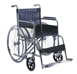 Kaiyang-silla de ruedas estándar de alta resistencia KY874 para adultos, doble barra cruzada, de acero cromado, básica, estándar, manual - Product Image 1