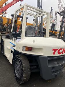 <b>Used</b> TCM FD70 Counterbalance Forklift 7 Ton Capacity Diesel Engine Three Stage Mast 3254mm Fork Length 1250mm Wheelbase - Product Image 2