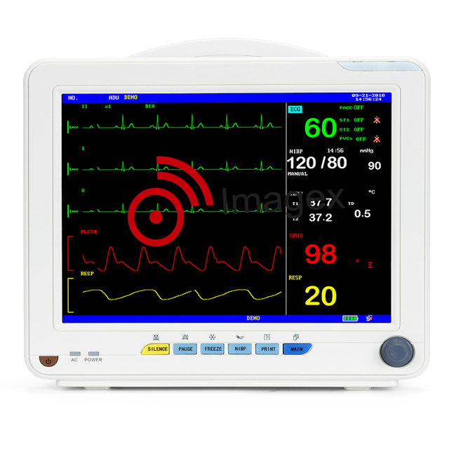 Multiparameter Patient Monitor for Human & Veterinary ICU Hospital Use