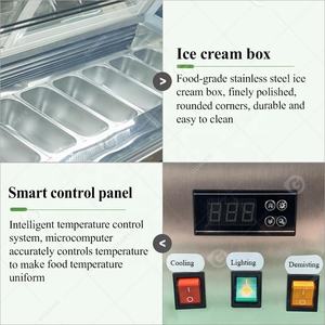 <span class=keywords><strong>Vitrine</strong></span> réfrigérée pour sucettes glacées, <span class=keywords><strong>petite</strong></span>, d'<span class=keywords><strong>occasion</strong></span>, <span class=keywords><strong>vitrine</strong></span> réfrigérée pour gelato et crème glacée, machine à vendre - Product Image 4