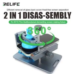 RELIFE RL-601S PLUS DIY OEM iPhone Compatible <strong>Phones</strong> Back Cover Glass Rotating <strong>Fixing</strong> Fixture Mobile Repair <strong>Tool</strong> - Product Image 2