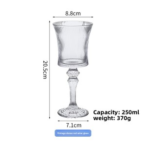 Copas de Vino de Cristal de Champán de Lujo Personalizadas, Estilo Barroco Campestre, Sostenibles, Capacidad de 140-250 ml, Tallo Largo, para Fiestas - Product Image 6