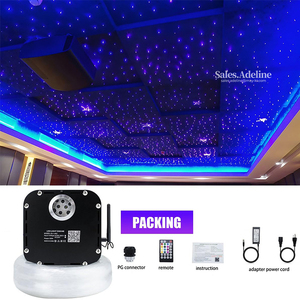 <span class=keywords><strong>Kit</strong></span> de techo de estrella de fibra óptica de 4x4M 50W RGBW Twinkle Starlight Star Sky APP Control para el techo del dormitorio del hogar - Product Image 6