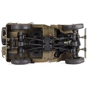 FMS ROCHOBBY 1941 MB Scaler Willys <span class=keywords><strong>JEEP</strong></span> con Ammortizzatori a Olio, 4WD 4X4, Scala 1:6, Fuoristrada, Telecomando 2.4G, Crawler RC, Modellino Hobby - Product Image 6