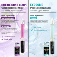 Crème aux spicules d'éponge, microcristal, peeling, traitement de resurfaçage de la peau, anti-rides, lifting, raffermissant, rajeunissant pour salon de beauté