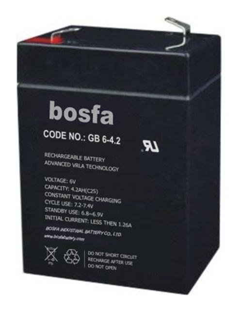 GB6-4 6v 4ah Valve Regulated sealed Lead Acid Batterie 6v 4ah 20hr for Ups Security Power