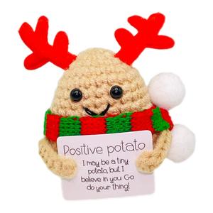 Regalo creativo per gli <span class=keywords><strong>amici</strong></span> bambola di natale all'uncinetto fatto a mano in <span class=keywords><strong>maglia</strong></span> di peluche - Product Image 6