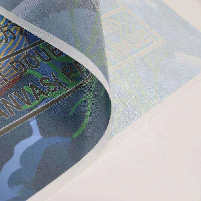 Pasokan grosir bahan cetak kain Inkjet seni kanvas gulungan kertas untuk pencetakan Digital