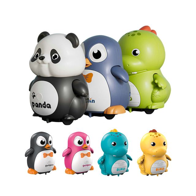 Swing Penguin Dinosaur Kids Singing Battery Operated Animal Cute Panda Toys With Music