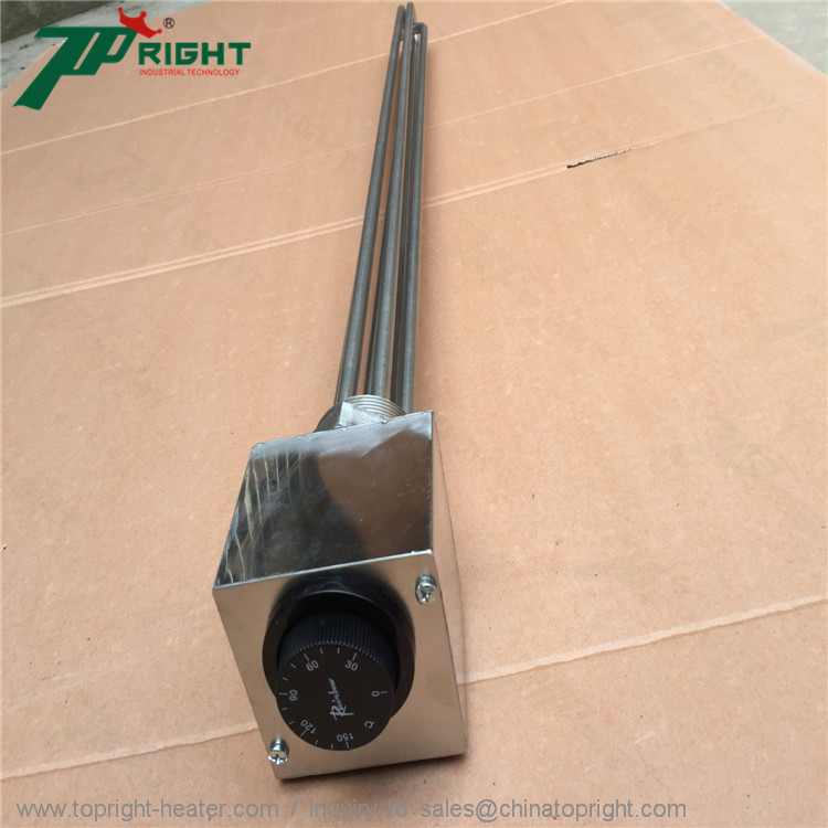 Водяной погружной трубчатый нагревательный элемент с термостатом для котельного бака