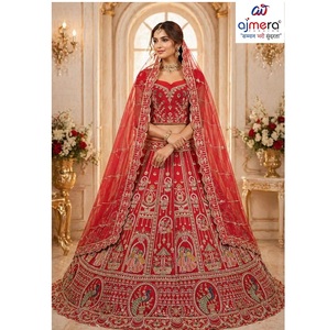 Elegant Modern Wedding Bridal Lehenga Choli for Women Embroidered Indian Bridal <b>Dress</b> Quick Dry <b>Reversible</b> - Product Image 5
