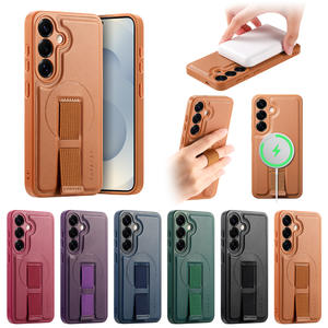 Etui magnétique pour téléphone portable Etuis porte-cartes en cuir PU pour Samsung Galxay S25 Ultra S25 EDGE - Product Image 1