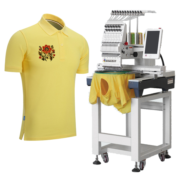 Factory 9/12/15 Needle T-shirt Apparel Cap Computer Industrial Single Dual Heads Industrial Embroidery Machines
