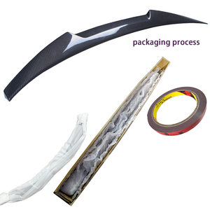 For A3 S3 RS3 8V M4 Style Real Carbon Fiber Material Rear Spoiler Trunk Wing 2013-2020 - Product Image 6