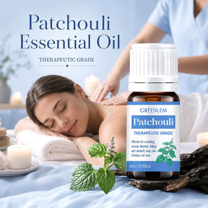 Huile essentielle de patchouli pressée à froid, qualité thérapeutique, 100% pure et naturelle, hydratante, parfum frais, 5 ml pour le soin de la peau du corps - Product Image 2