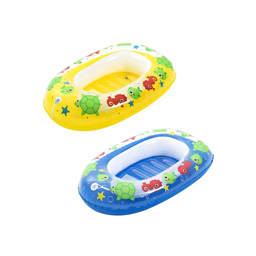 Kids Boat Inflatable PVC Portable Raft Pool Floats For Summer Water Sports