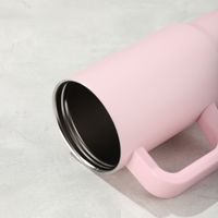 Botella de Agua Aislada al Vacío de Acero Inoxidable con Forma de Lata de Cola, 24oz, Libre de BPA, con Tapa y Pajita para Viaje - Xuhui Lyjenny