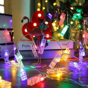 <span class=keywords><strong>Guirnalda</strong></span> <span class=keywords><strong>de</strong></span> luces LED <span class=keywords><strong>de</strong></span> hadas con clip <span class=keywords><strong>de</strong></span> foto para decoración del hogar del banquete <span class=keywords><strong>de</strong></span> boda - Product Image 4