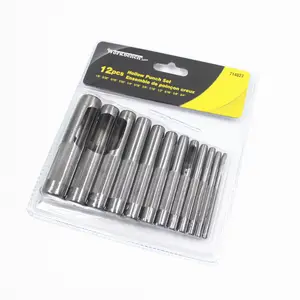 12 Piece Dia Leather Belt Gasket Hollow Hole Punch Set