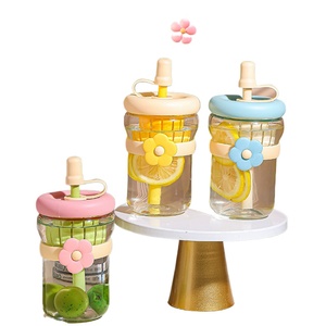 Cô Gái nước tối giản tách trà cầm tay và tách nước cốc thủy tinh cốc trà đẹp mắt chiết xuất lạnh tách trà thơm - Product Image 1