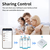 Interruptor Inteligente con Control Remoto para la Aplicación Smartlife, Compatible con Google Home/Alexa, Control por Voz, Interruptores de Pared de 2 Vías, 10A, ABS, EU, 240V