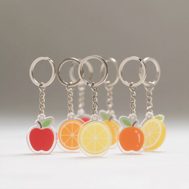 Hot Selling Fashionable Acrylic Key Chain Customizable Designer Acrylic llaveros for Creative and Exquisite