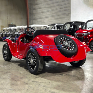 Cute Red Open Top <b>Mini</b> Vintage Electric Car Dual Use For Adults And Children Energy Efficient Operation - Product Image 2