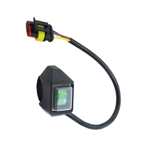 Guidon LED antibrouillard phare interrupteur marche-arrêt connecteur AMP Kits de faisceau de câblage pour moto électromobile - Product Image 1