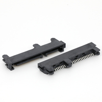 Venta caliente 7 + 15P 22Pin SATA Conector SATA Power PCB SMT Conector macho