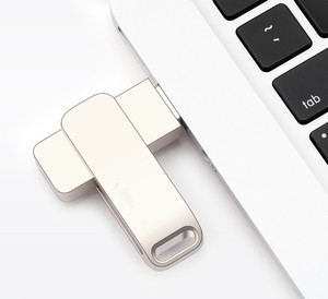 Grosir Hadiah Promosi Stik Memori Usb Logam Mewah 128Gb Stik Memori USB Logam 512Gb dengan Gantungan Kunci - Product Image 2