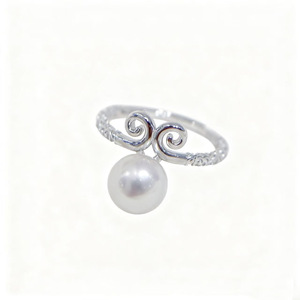 10753 Accesorios DIY, Anillo de Plata S925 con Base Vacía y Acabado Dorado, Redondo de 10-12 mm para Joyería de Perlas - Product Image 5