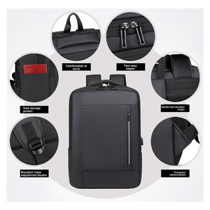 Factory Wholesale Large Capacity Men's Business Laptop <strong>Backpack</strong> USB Waterproof Fashionable <strong>Lightweight</strong> Travel Student <strong>Backpack</strong> - Product Image 5
