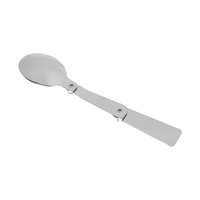 Couverts de camping pliables portables en acier inoxydable SUS304 : cuillère, fourchette, cuillère-fourchette, couteau pliables pour voyage