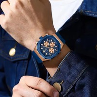 893 Jam Tangan Baru untuk Pria Tahan Air Bercahaya Kronograf Tanggal Jam Tangan Pria Tali Silikon Fashion Quartz Jam Tangan Pria