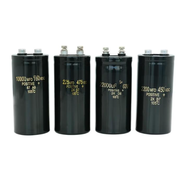 Professional Supply Hot Sale High Voltage 2200uF 450V Screw Terminal Aluminum Electrolytic Capacitor