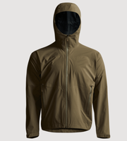 Logo personnalisé chasse coupe-vent manteau zippé 3 couches imperméable Point Jacket