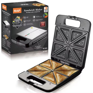Household Portable Double-sided Heating Breakfast Grill Sandwich <b>Maker</b> Multifunctional Toaster Triangle Sandwich <b>Maker</b> - Product Image 4
