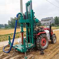 Machine de forage de puits d'eau entraînée par un tracteur, hydraulique, avec prise de force (PTO), pour le forage de puits d'eau domestiques et agricoles