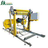 Scie à ruban horizontale pour le travail du bois, haute efficacité, utilisation facile, équipement de travail du bois portable, contrôlée par PLC, 220-380V