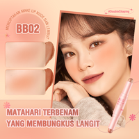 Duoduo DPF21 Crayon de Maquillage Minéral Double Action Sculptant, Crème Lissante, Imperméable, Écran Solaire, Illuminateur