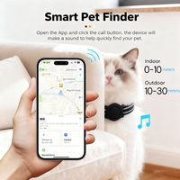 Traceur GPS sans fil étanche IPX6 pour animaux de compagnie avec logo personnalisable, compatible Findmy/Google, dispositif de recherche à distance anti-perte